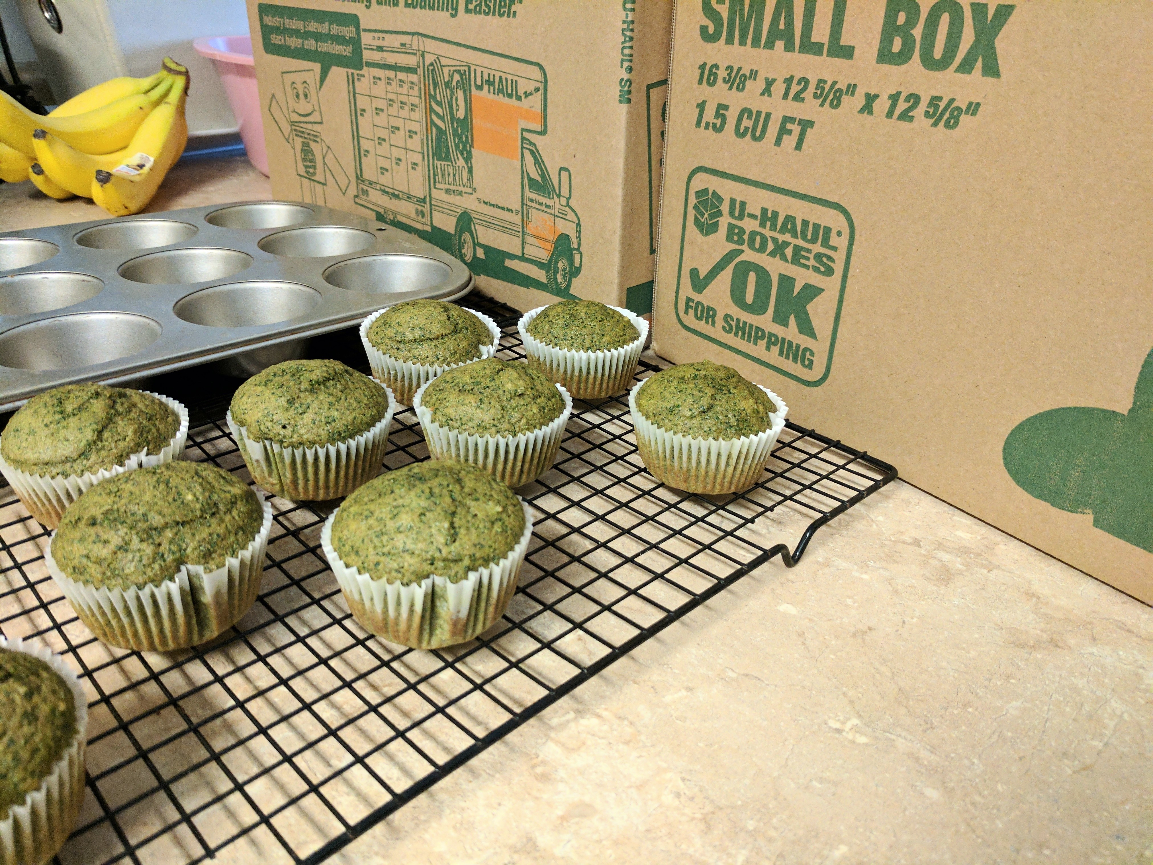 spinach muffins